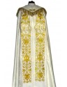 Embroidered cope - IHS white - rosette (1)