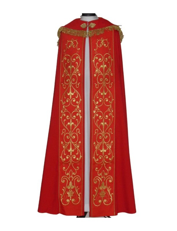 Kapa haftowana - IHS kolory liturgiczne
