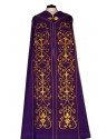 Embroidered cope purple - ornament (4)