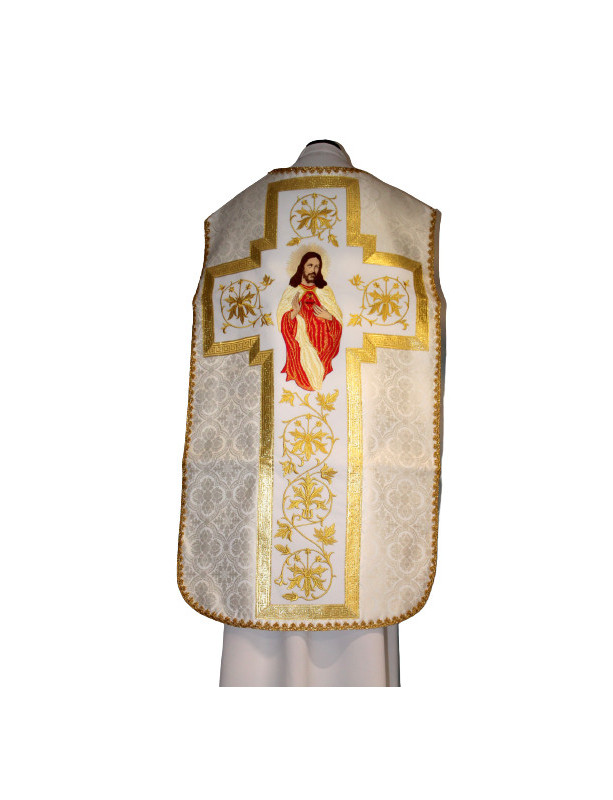 Chasuble romaine - Sacré-Cœur de Jésus