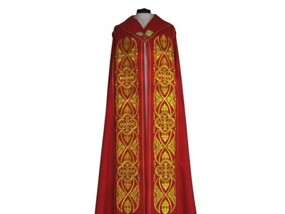 Vyšívaný pluviál IHS - liturgické farby (50)