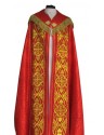 Piviale ricamato rosetta IHS - colori liturgici (50A)
