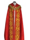 Embroidered IHS rosette cope - liturgical colors (50A)