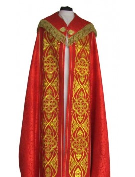 Kapa haftowana IHS rozeta - kolory liturgiczne