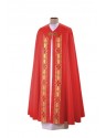 Red cope with decorative stripes (65)