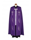 Cape with Purple Alpha and Omega embroidered (72)