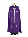 Cape with Purple Alpha and Omega embroidered (72)