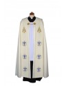 Embroidered Marian cope ecru (74)