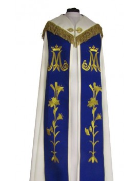 Embroidered Marian cope - ecru (89)