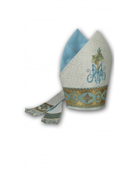 Embroidered Marian mitre (2)
