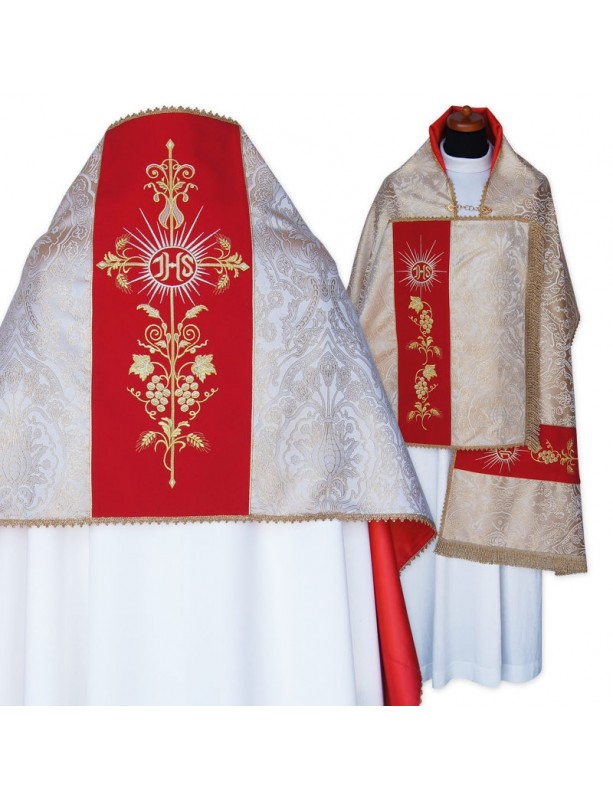 Liturgical veil IHS (9)