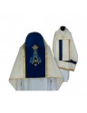 Velo liturgico mariano ricamato (11)