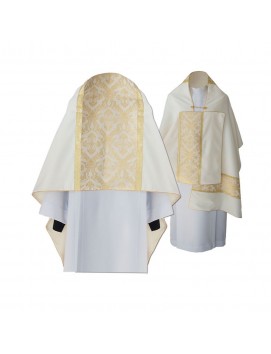 Liturgikus fátyol, szőtt arany szál (14)