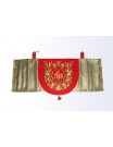 Red and Gold Liturgical Humeral Veil with IHS Embroidery and Ornate