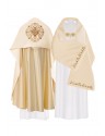 Liturgical veil IHS embroidered (16)