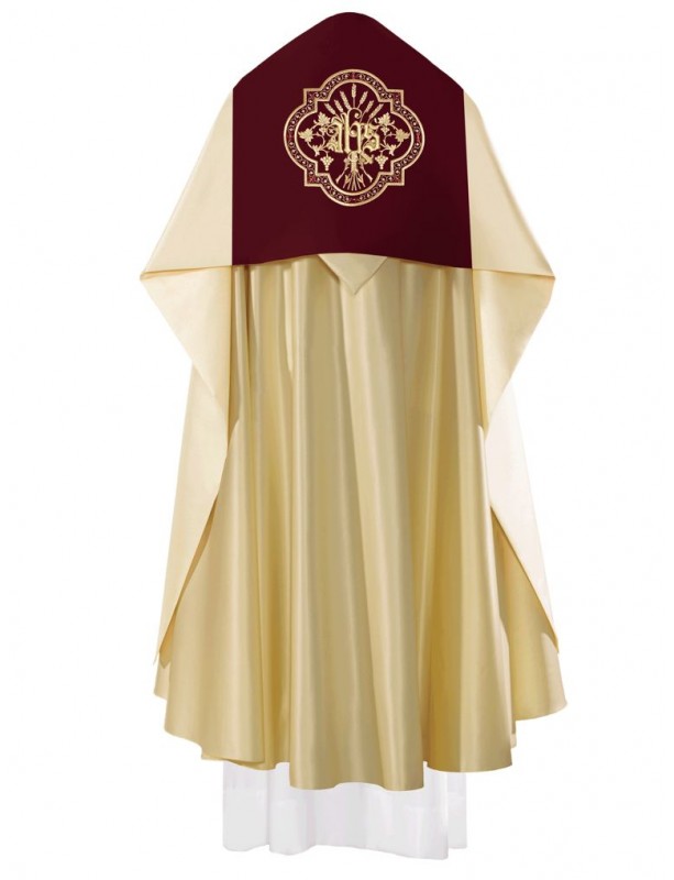 Embroidered IHS liturgical veil (18)