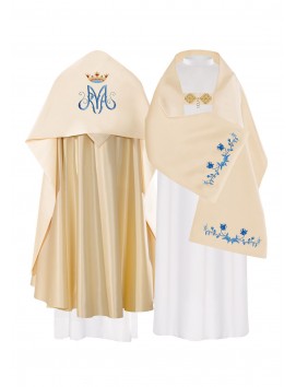 Embroidered Marian liturgical veil (19)
