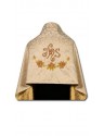 Embroidered veil - brocade fabric (7)