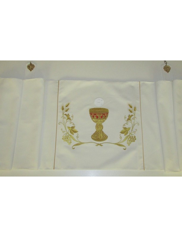 Shoulder veil embroidered chalice - beautiful embroidery