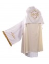 Liturgical shoulder veil ecru/gold (45)