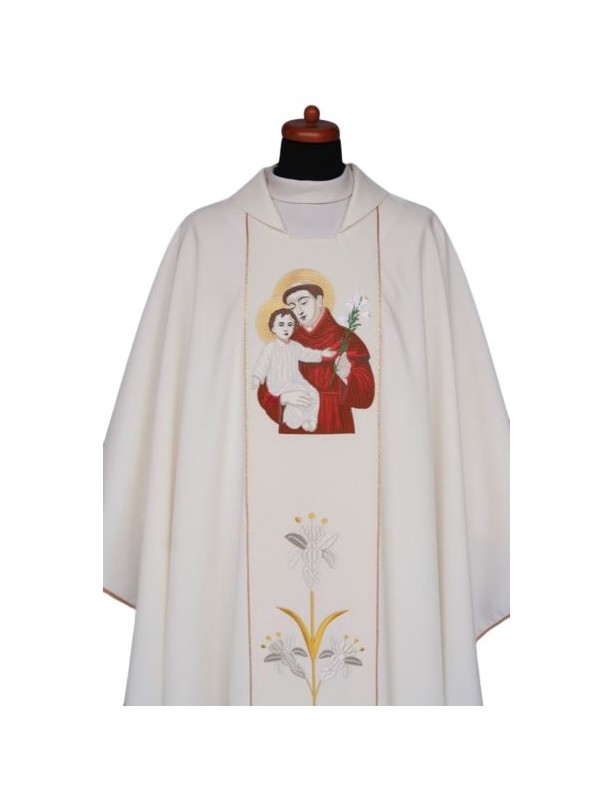 Embroidered chasuble - Saint Anthony of Padua