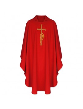 Casula de cruz + orelhas (cores litúrgicas)