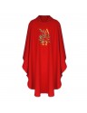 Chasuble Alpha Omega+spangles (liturgical colors)