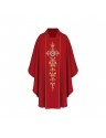 Gothic chasuble IHS - liturgical colors (1)