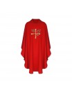 Chasuble Gothic Cross, ears - liturgical colors (2)