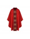 Chasuble gothic cross embroidered- liturgical colors (5)