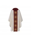 Chasuble gothic cross embroidered- liturgical colors (5)