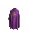 Gothic chasuble IHS- liturgical colors (6)