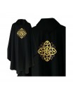 Gothic chasuble IHS - liturgical colors (7)
