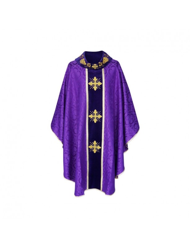 Chasuble Gothic cross - liturgical colors (8)