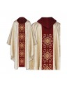 Gothic chasuble gold velvet (10)