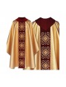 Chasuble gothic velvet gold, honey (11)