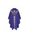 Semi Gothic IHS chasuble - liturgical colors (13)