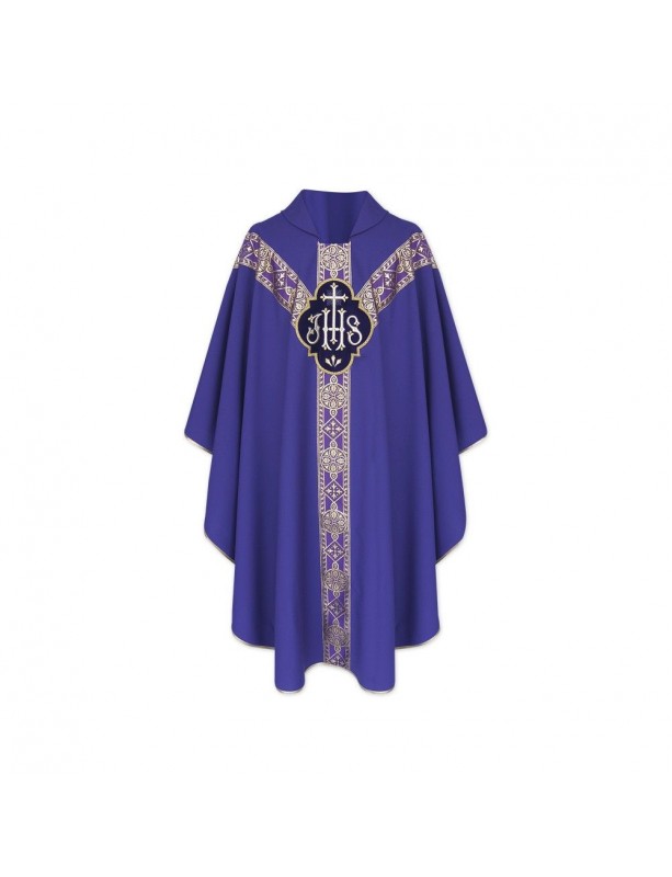 Ornat semi gotycki IHS - kolory liturgiczne