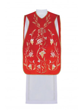 Roman chasuble embroidered Spikes - liturgical colors (43)