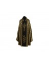 Chasuble richly embroidered black and gold (04A)