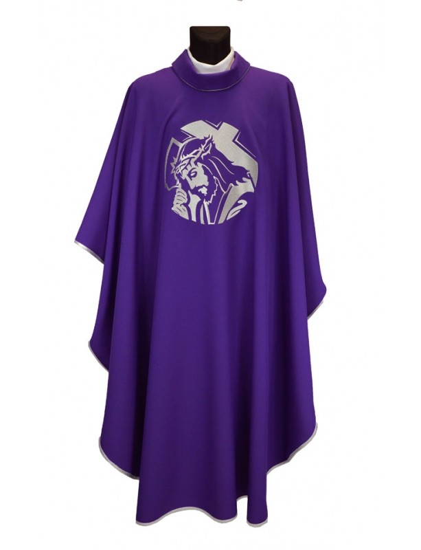 Chasuble of purple Jesus