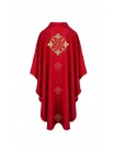 Chasuble for Mass with IHS and crosses