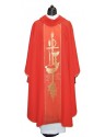 Chasuble with eucharistic symbols - colors
