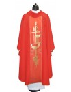 Chasuble with eucharistic symbols - colors