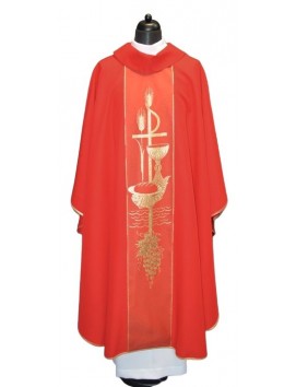 Messgewand mit eucharistischen Symbolen - Farben