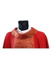 Exclusive chasuble in red color