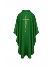Chasuble cross of thorns - green