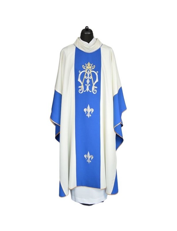 Marian chasuble embroidered belt - ecru color (2)