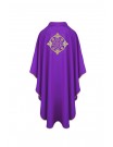 Chasuble with IHS symbol - purple