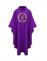 Chasuble with laurel wreath - purple